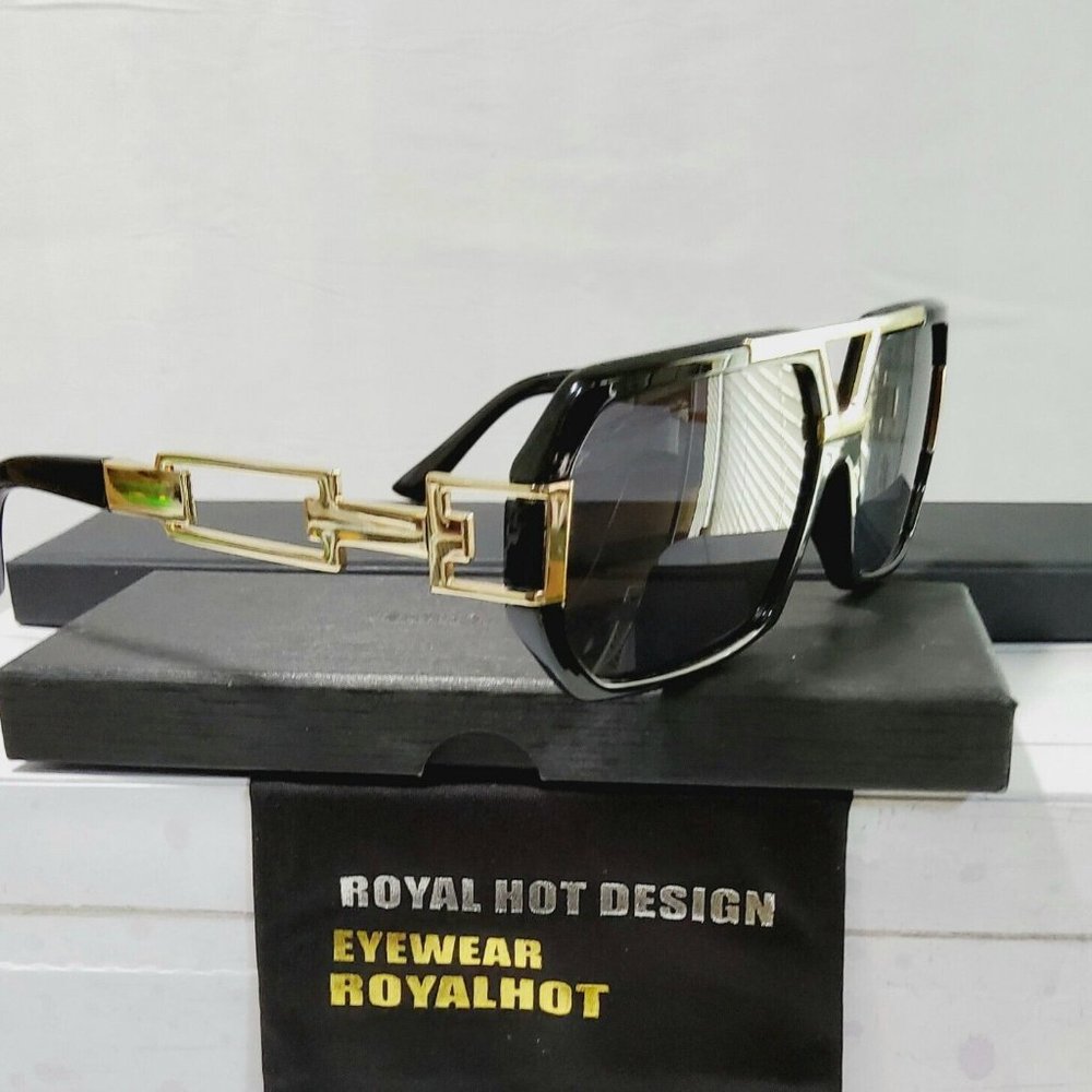 Womens Polarized Sunglasses Octagon Shape Lens 70mm PC construction classic